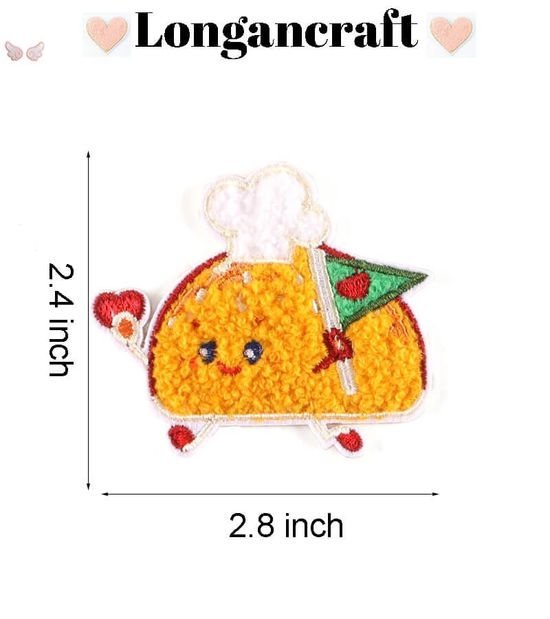 Pizza Ice Cream Chenille Patch