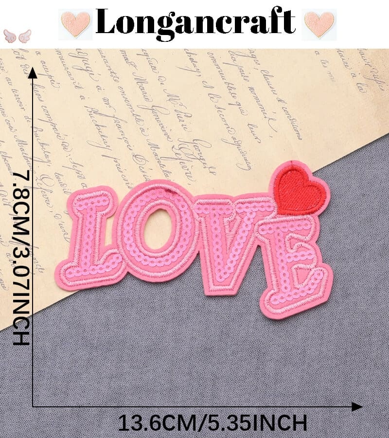 Sequins Letters Patches