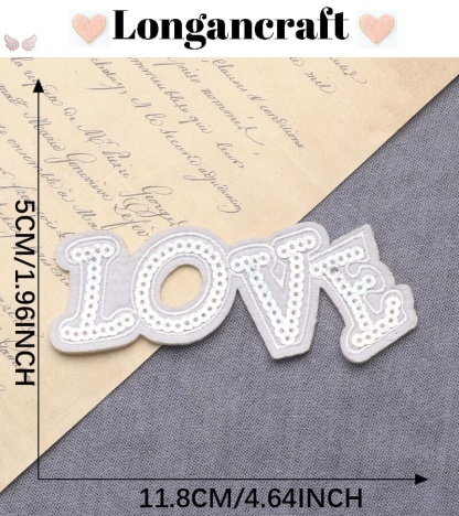 Sequins Letters Patches