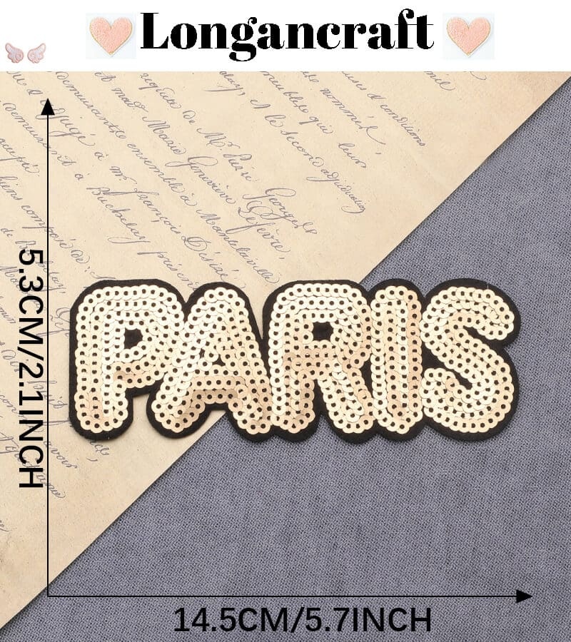 Sequins Letters Patches