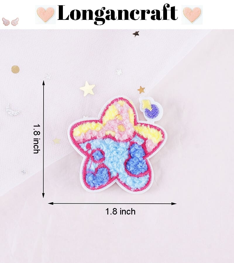 Gift Box Heart Chenille Patches