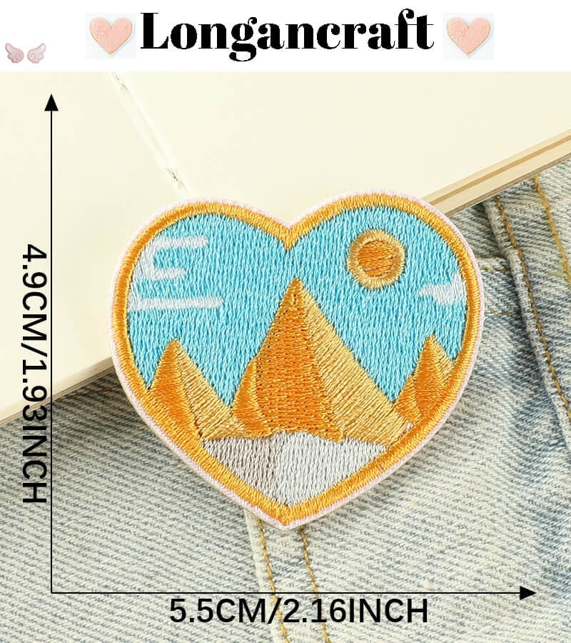 Cat Flower Embroidered Patches