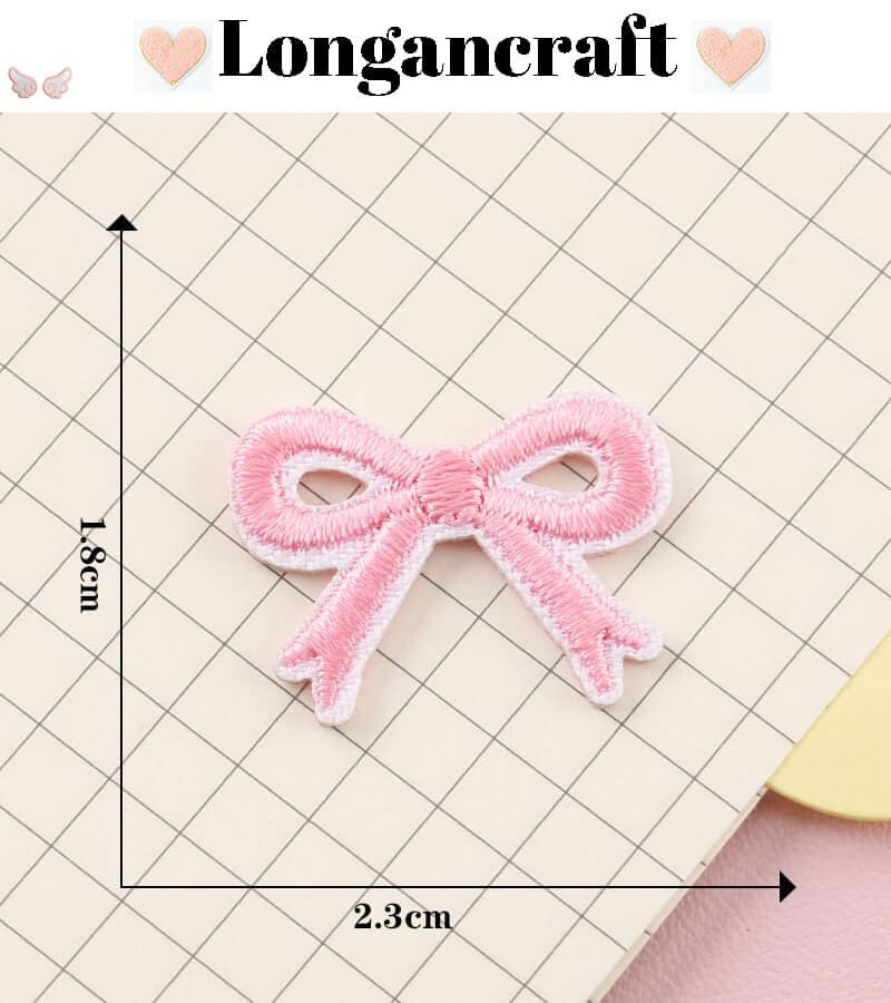 Bowknot Star Embroidered Patch