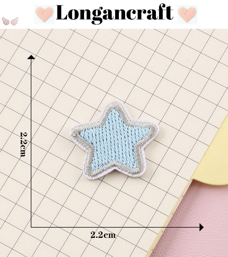 Bowknot Star Embroidered Patch