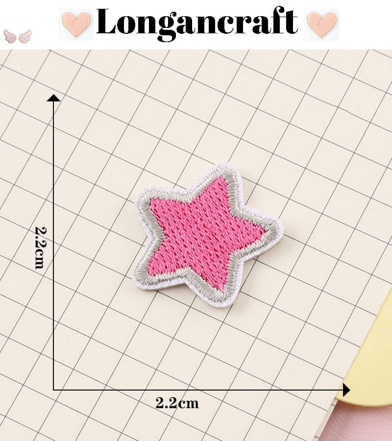 Bowknot Star Embroidered Patch