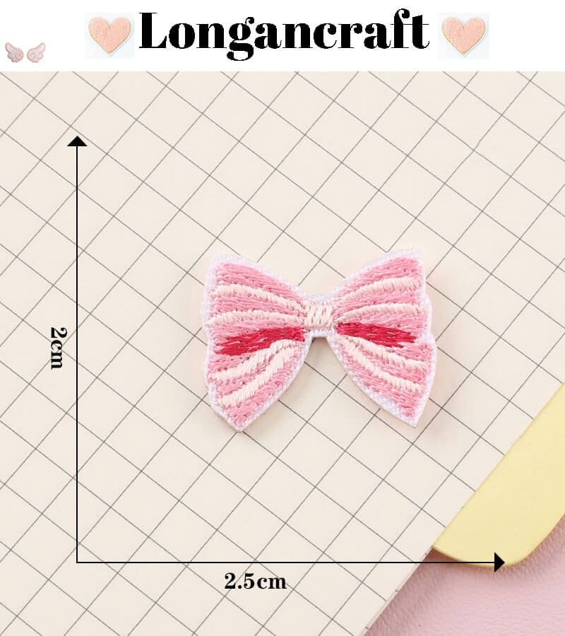 Bowknot Star Embroidered Patch