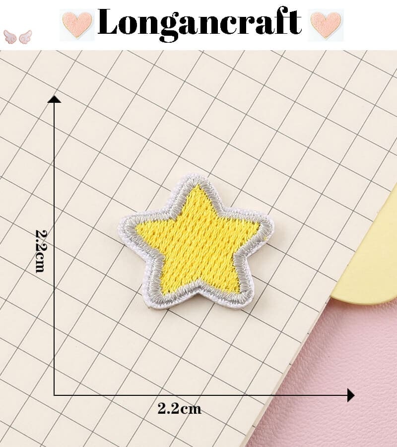 Bowknot Star Embroidered Patch