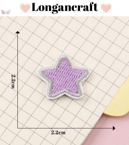 Bowknot Star Embroidered Patch