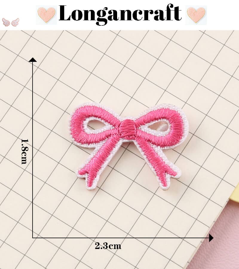 Bowknot Star Embroidered Patch