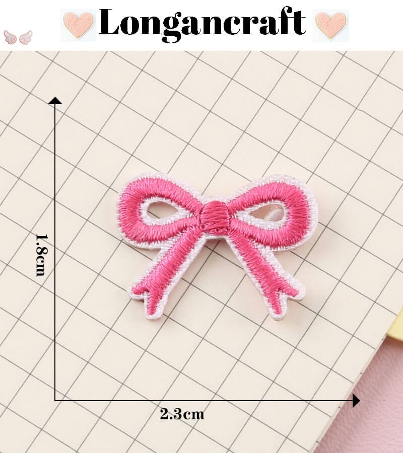 Bowknot Star Embroidered Patch