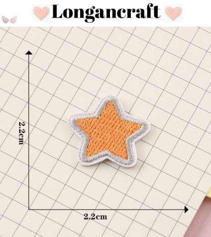 Bowknot Star Embroidered Patch