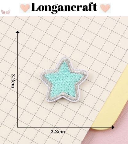 Bowknot Star Embroidered Patch
