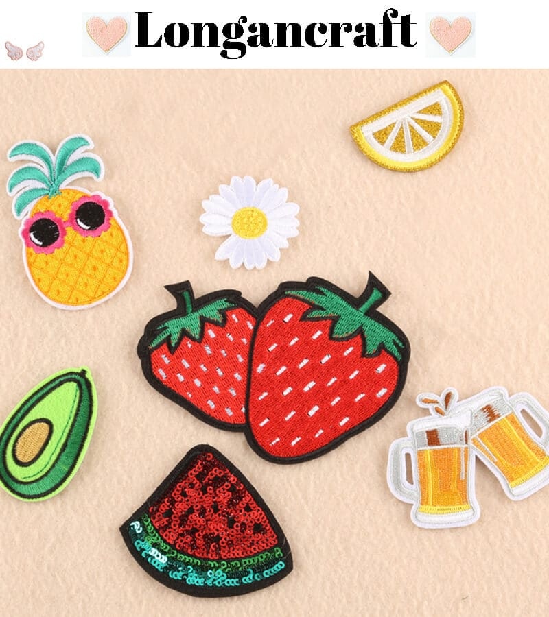 Bee Daisy Embroidered Patches