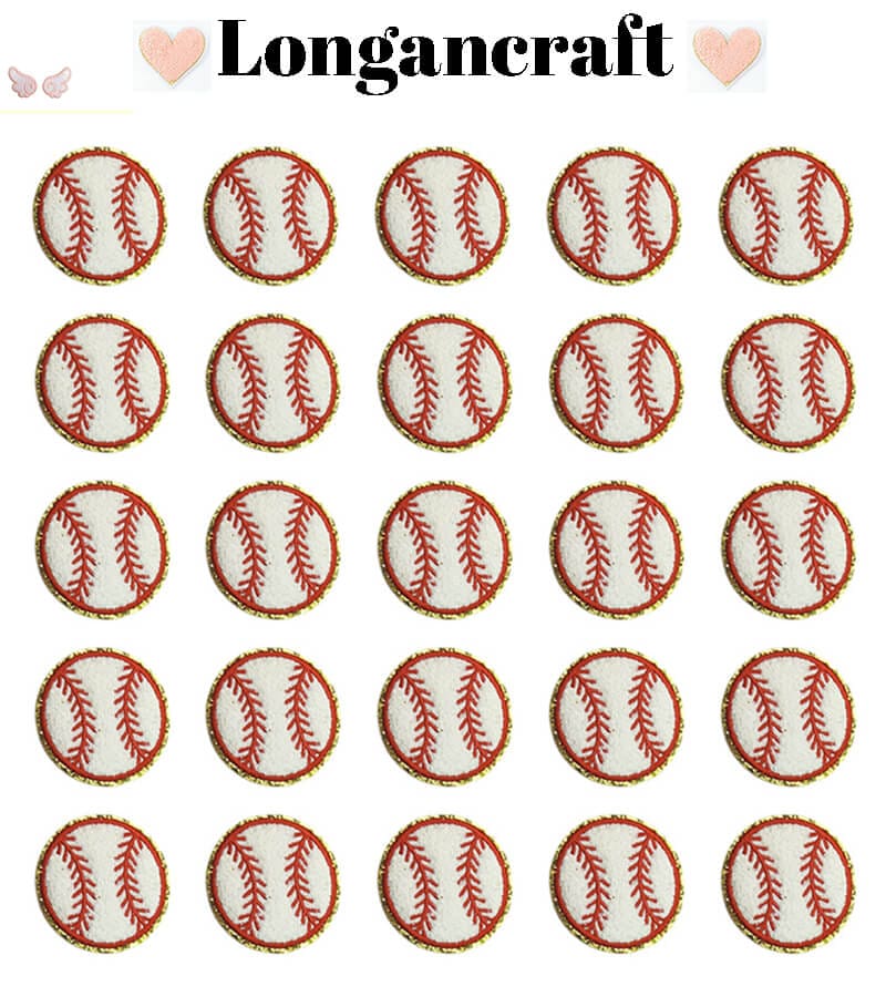 Baseball Number Chenille Patch