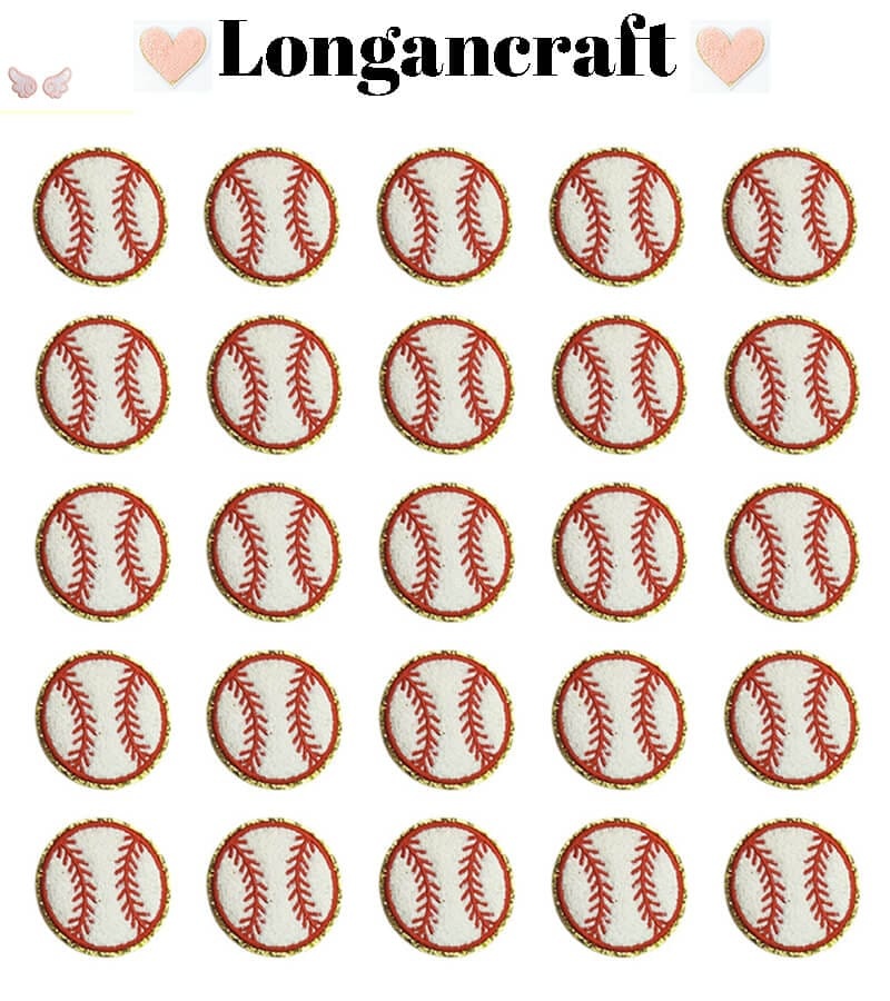 Baseball Number Chenille Patch