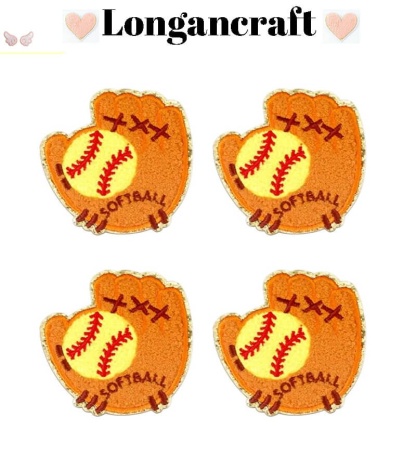 Baseball Number Chenille Patch