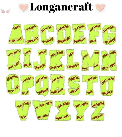 Baseball Number Chenille Patch