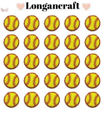 Baseball Number Chenille Patch