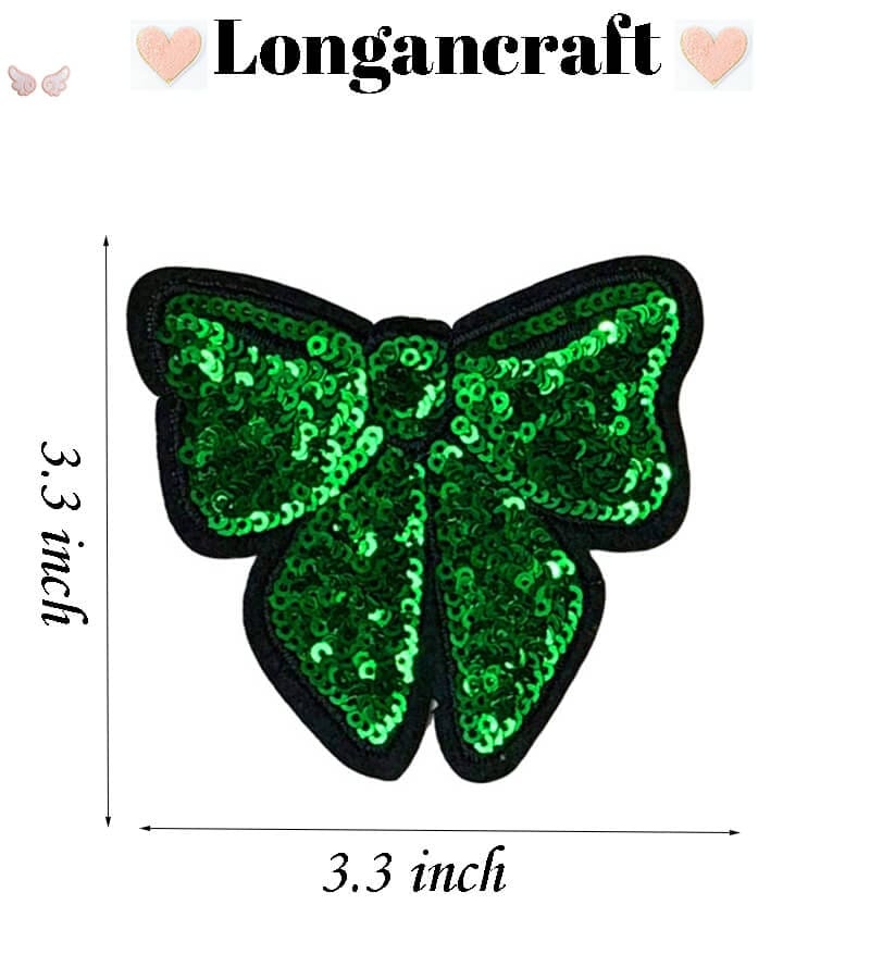 Heart Lip Sequin Patches