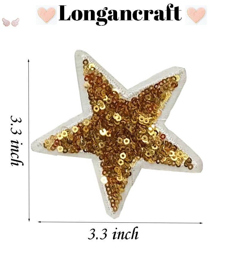 Heart Lip Sequin Patches