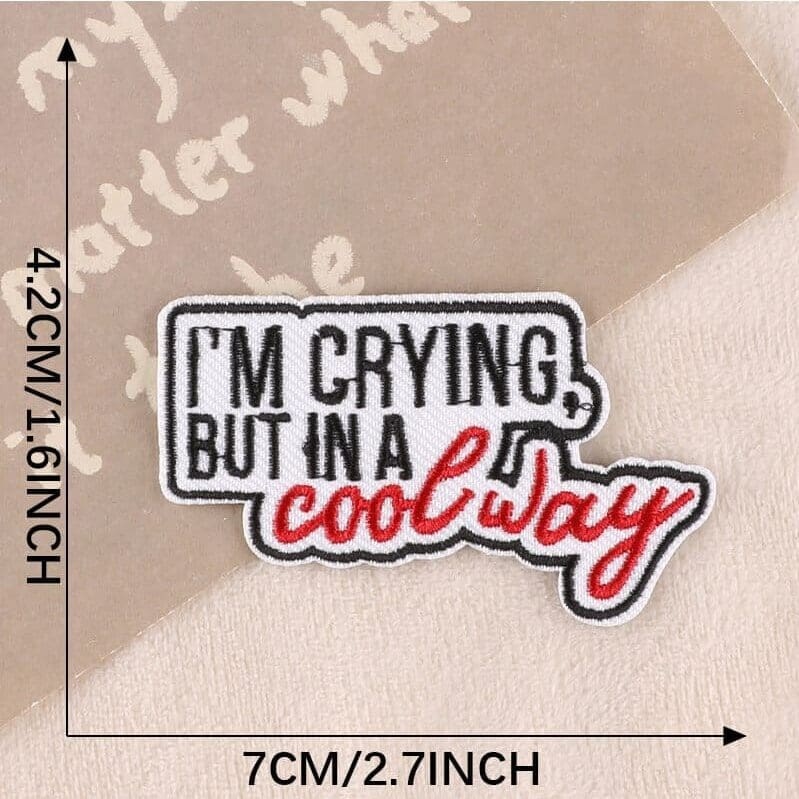 Choose Happy Letter Patches