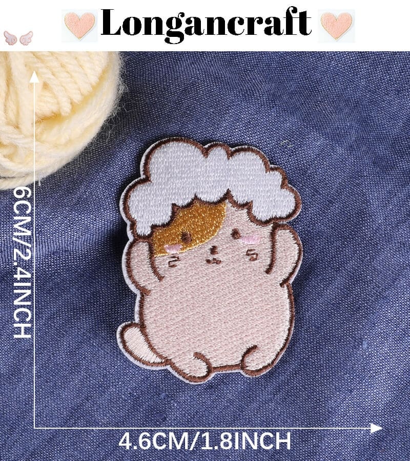 Funny Cat Embroidered Patches