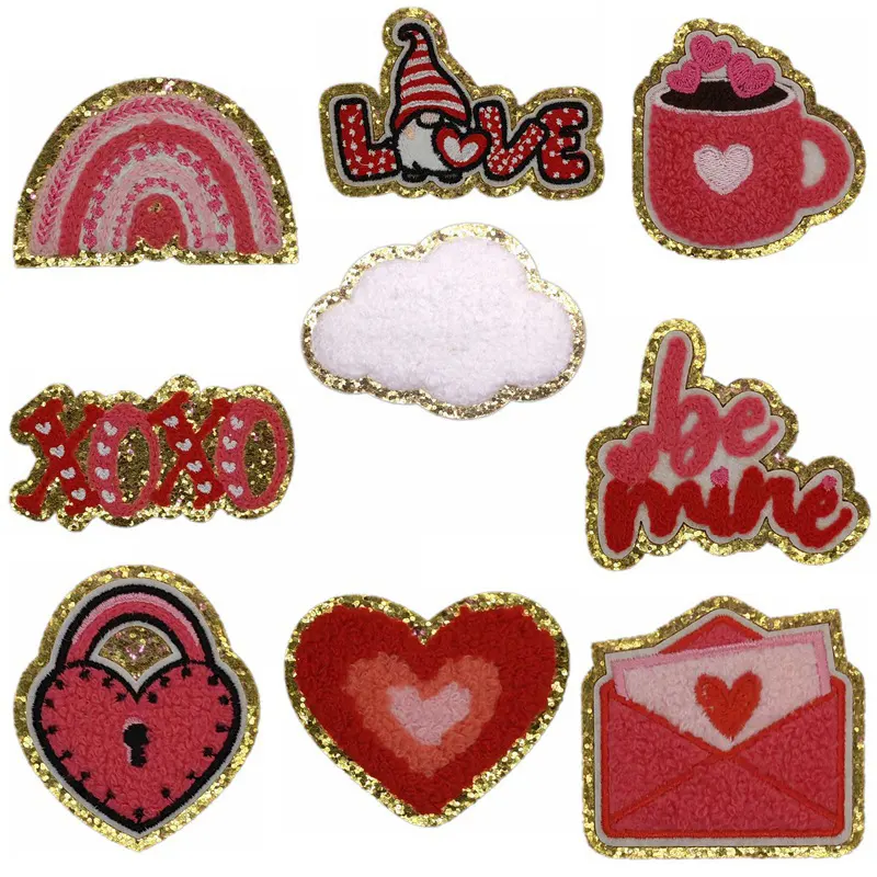 Valentine's Day Iron on Patches