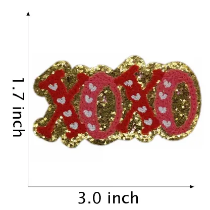 Valentine's Day Iron on Patches