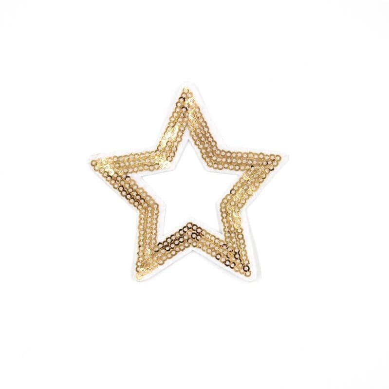 Hollow Star Sequin Patches