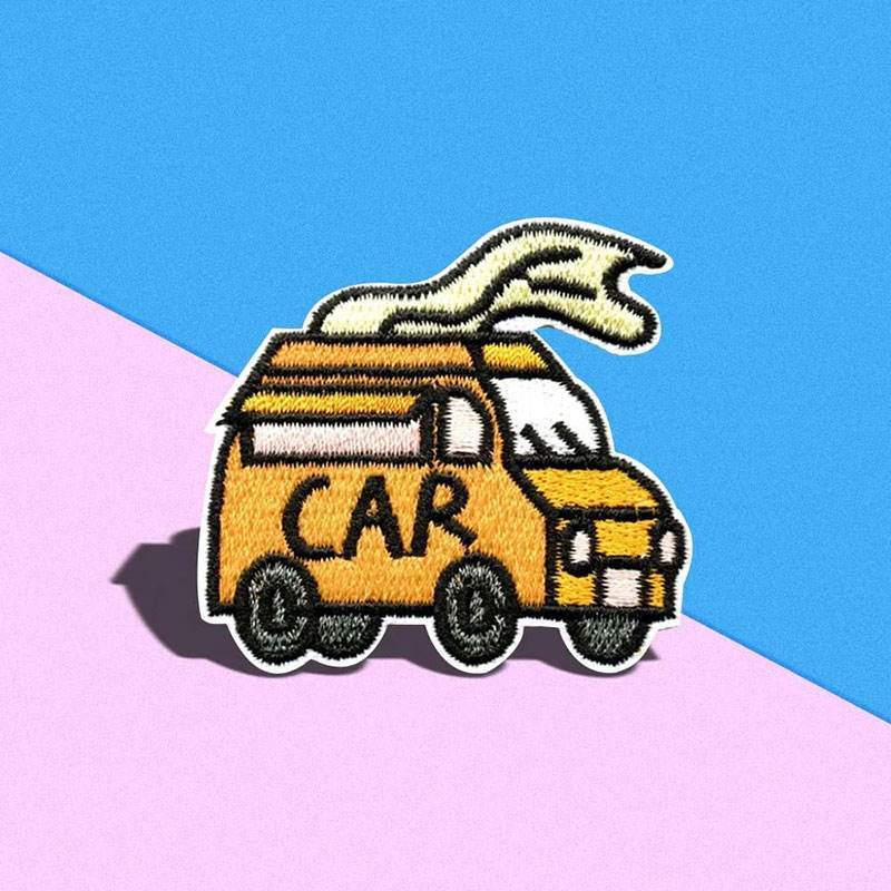 Vehicle Car Embroidered Patches
