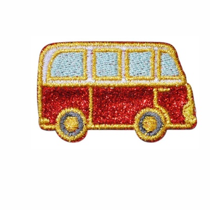 Train Car Embroidered Patches