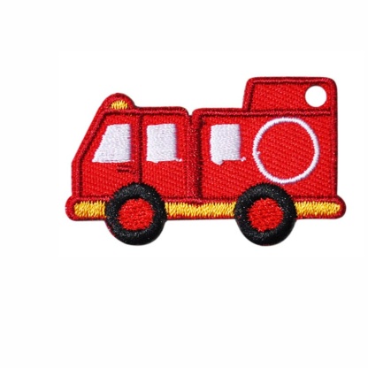 Train Car Embroidered Patches