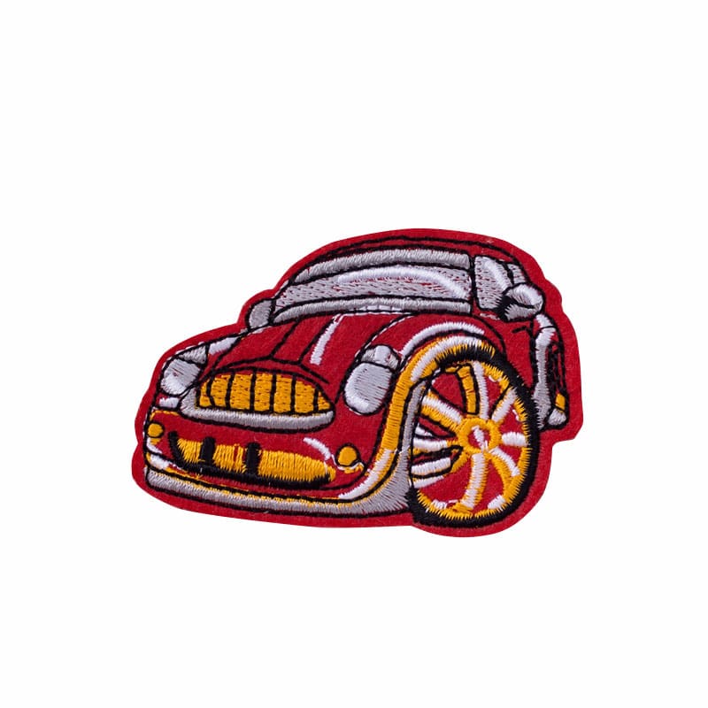 Racing Car Train Iron On Patch