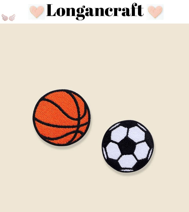Basketball Embroidered Patches