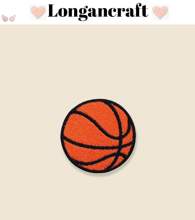 Basketball Embroidered Patches