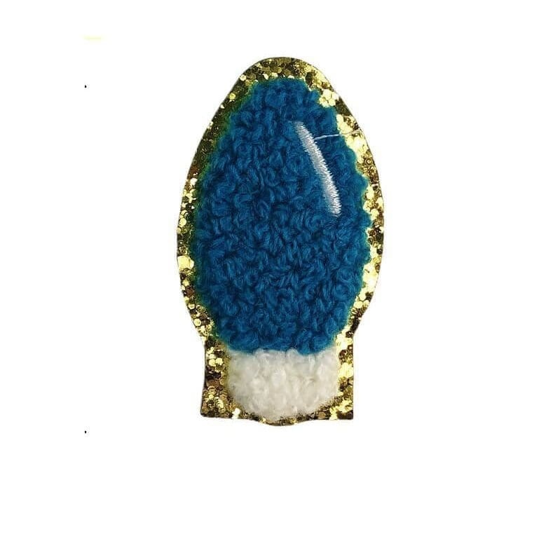 Light Bulb Chenille Patches