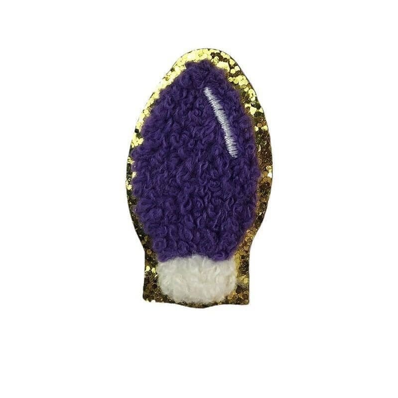Light Bulb Chenille Patches