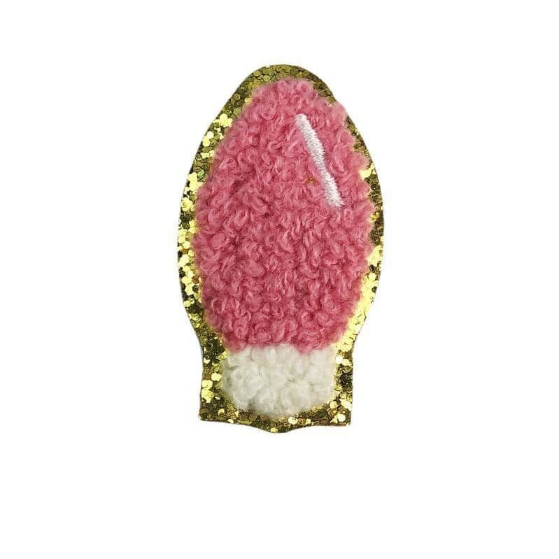 Light Bulb Chenille Patches