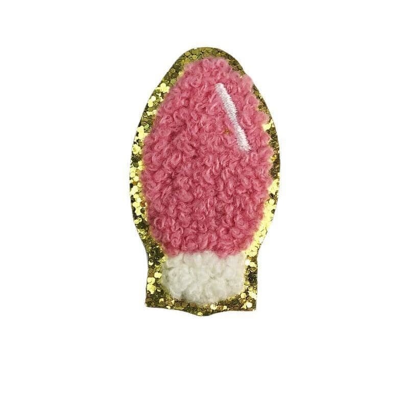 Light Bulb Chenille Patches