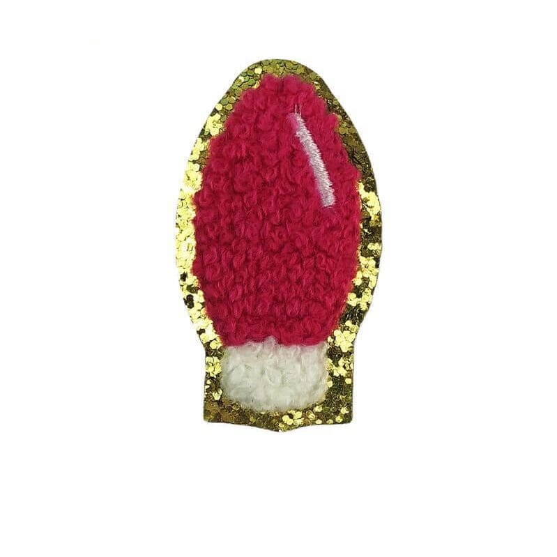Light Bulb Chenille Patches