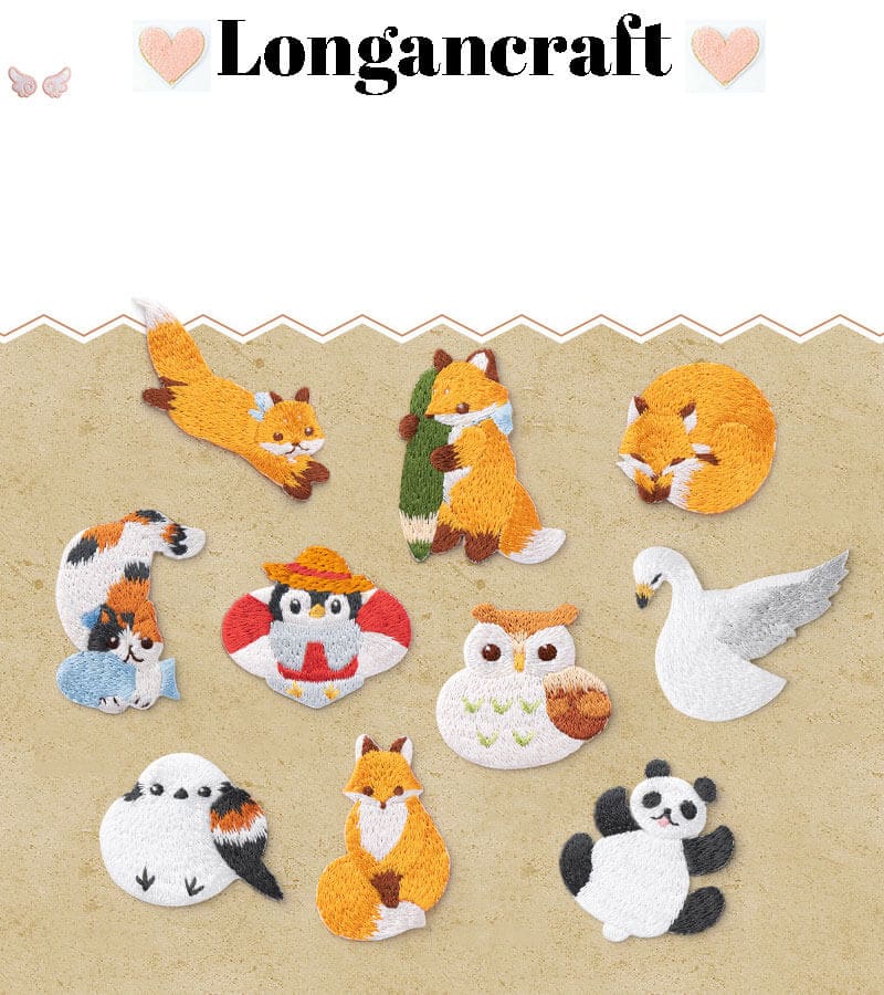 Forest Animal Embroidered Patch