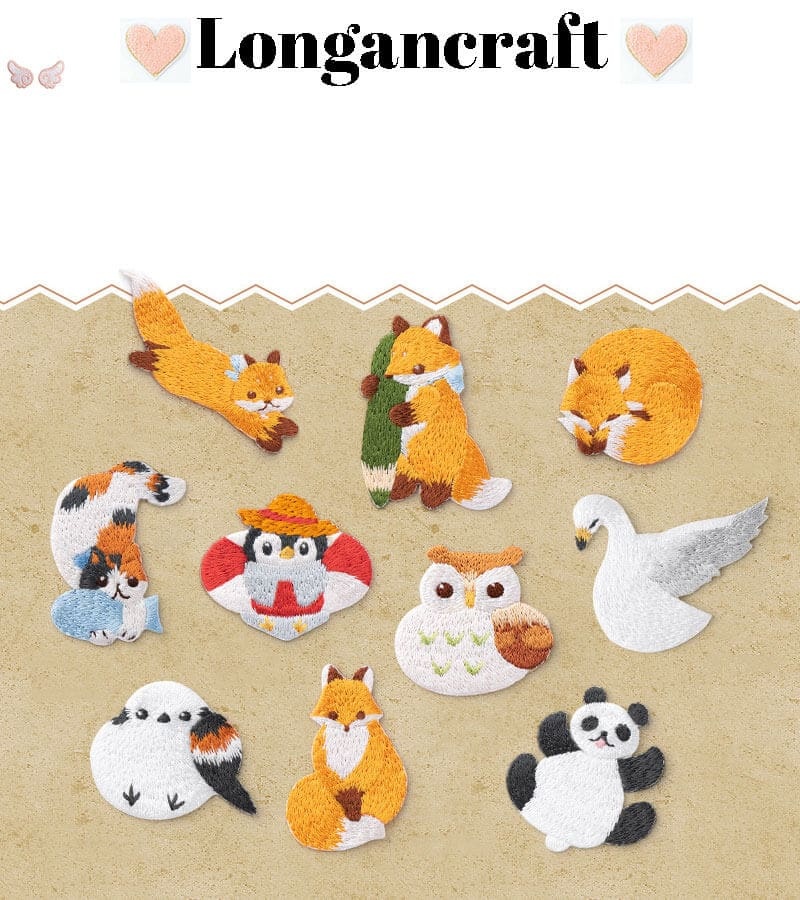 Forest Animal Embroidered Patch