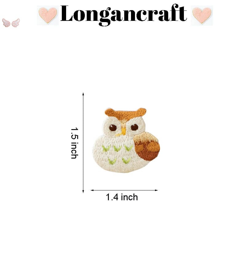 Forest Animal Embroidered Patch