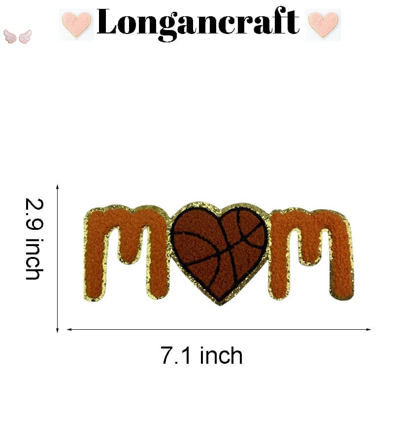 Basketball Love Chenille Patch