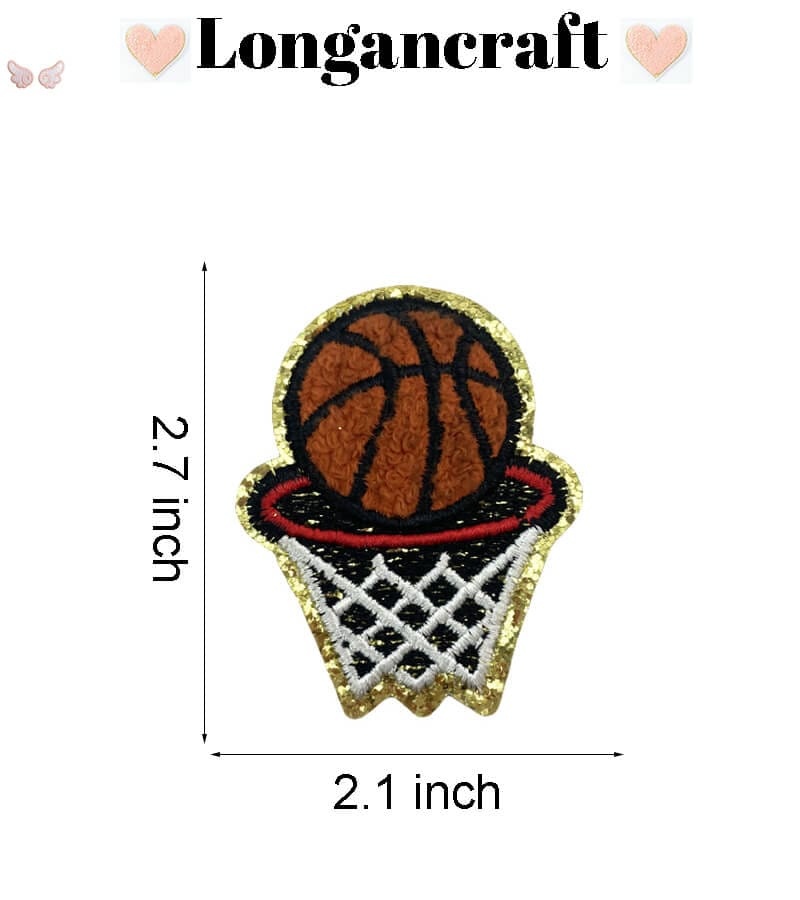 Basketball Love Chenille Patch