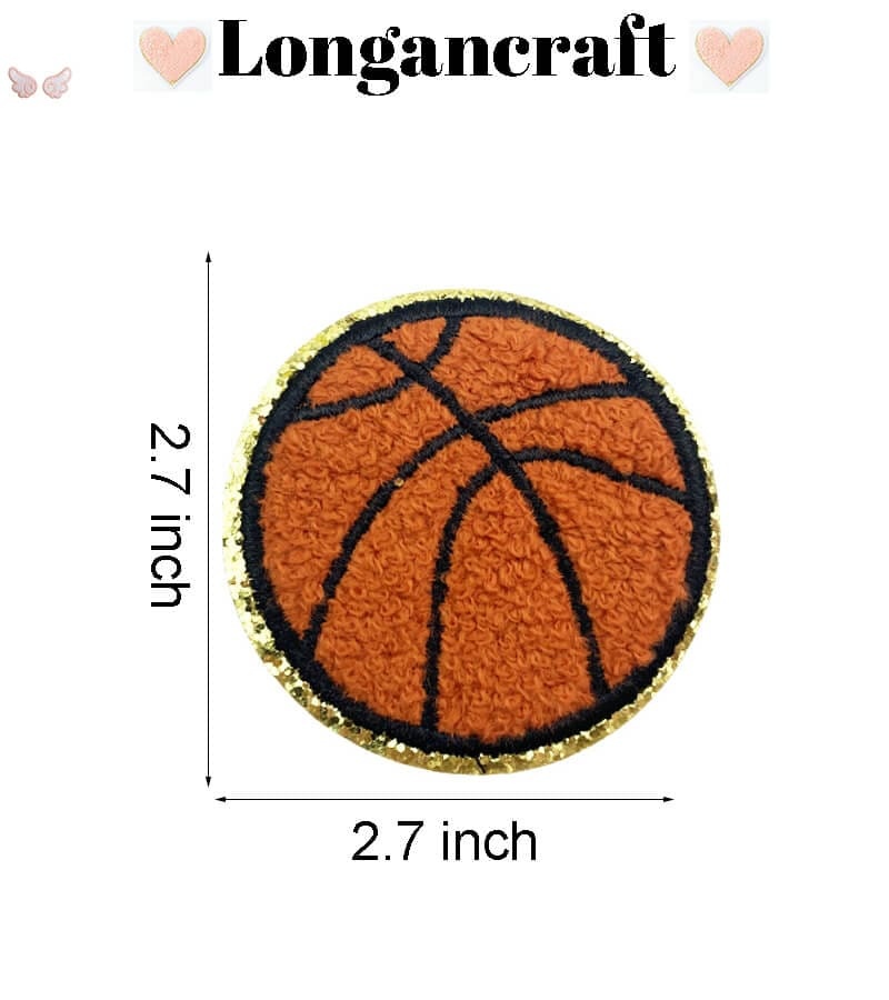 Basketball Love Chenille Patch