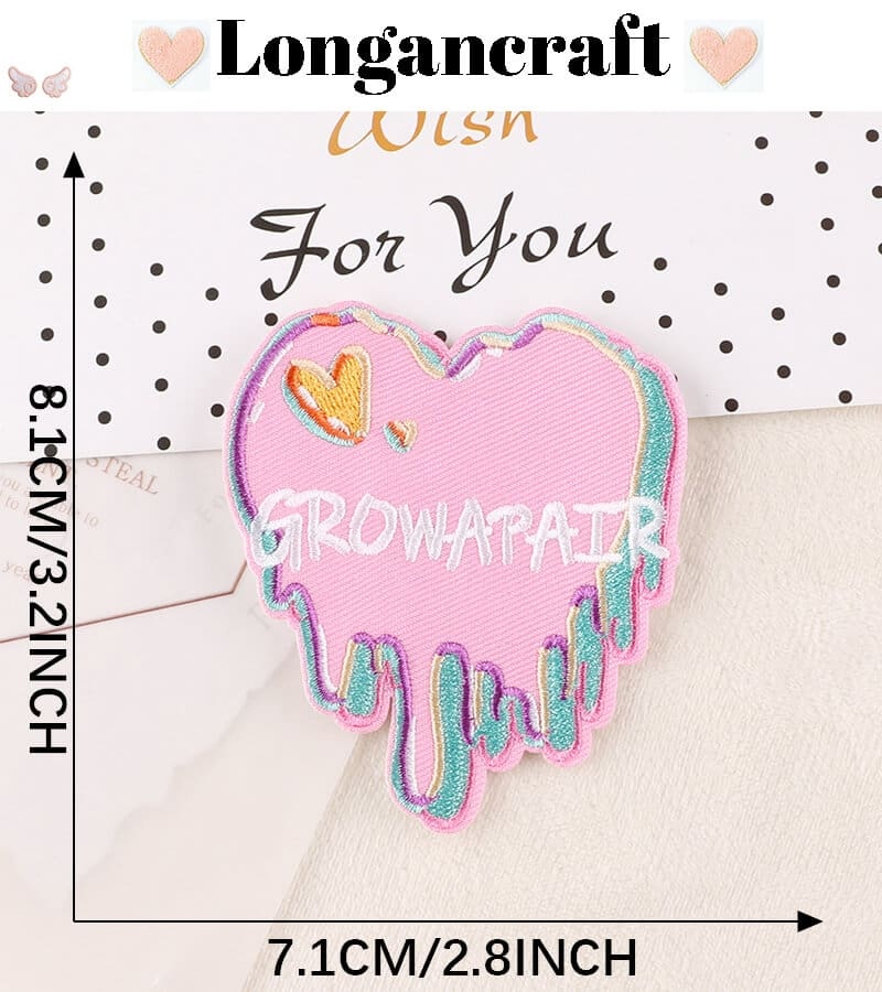 Badge Letter Embroidered Patch