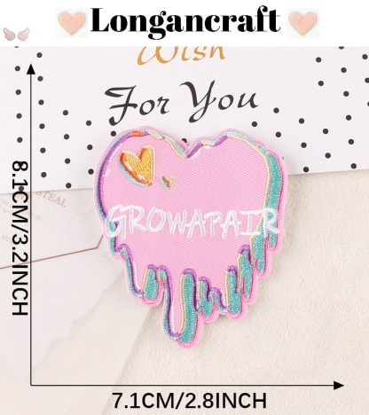 Badge Letter Embroidered Patch