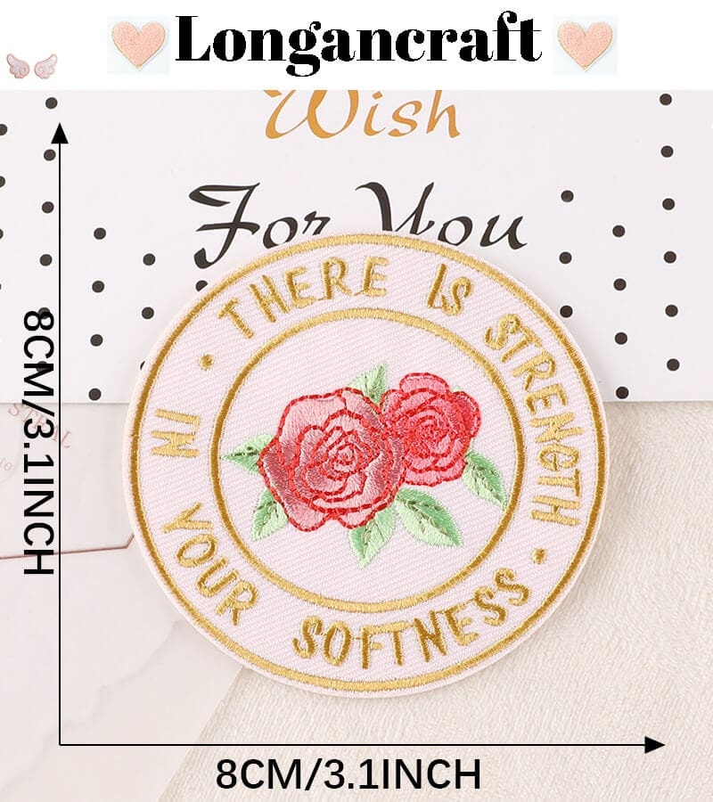 Badge Letter Embroidered Patch