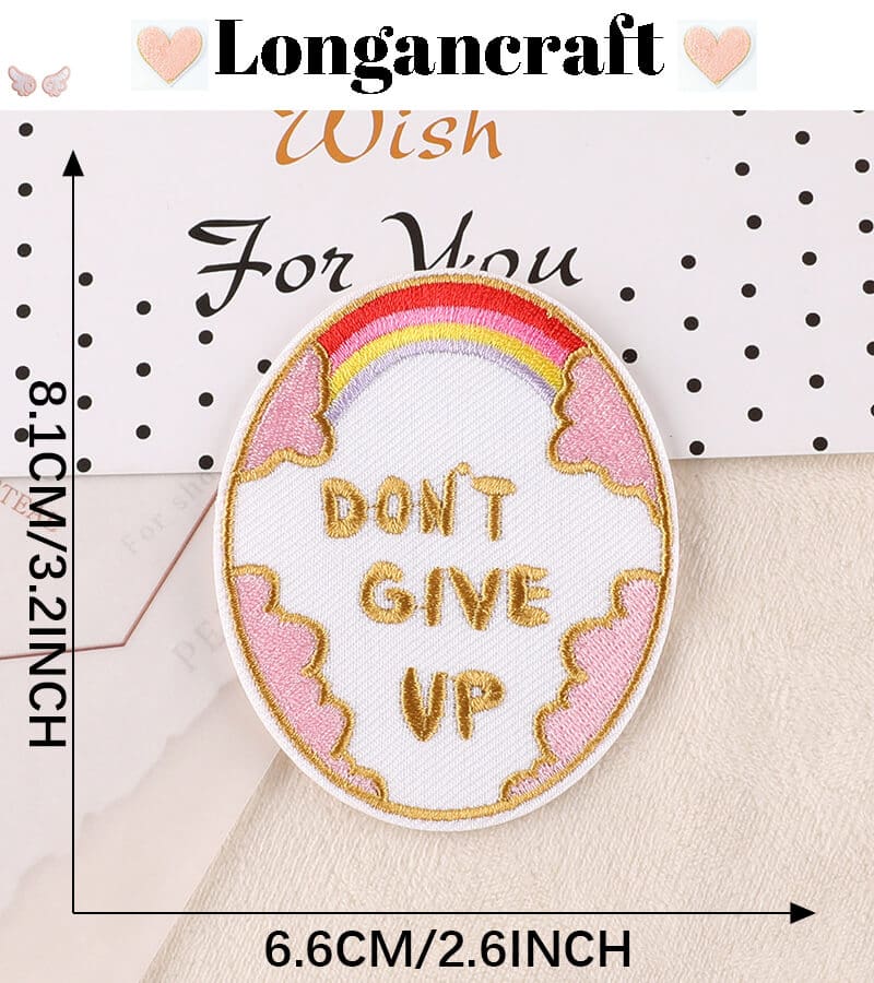 Badge Letter Embroidered Patch